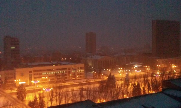 Donezk im Winter