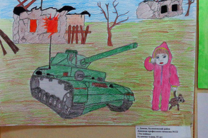 Die Kinderzeichnungen aus Donbass